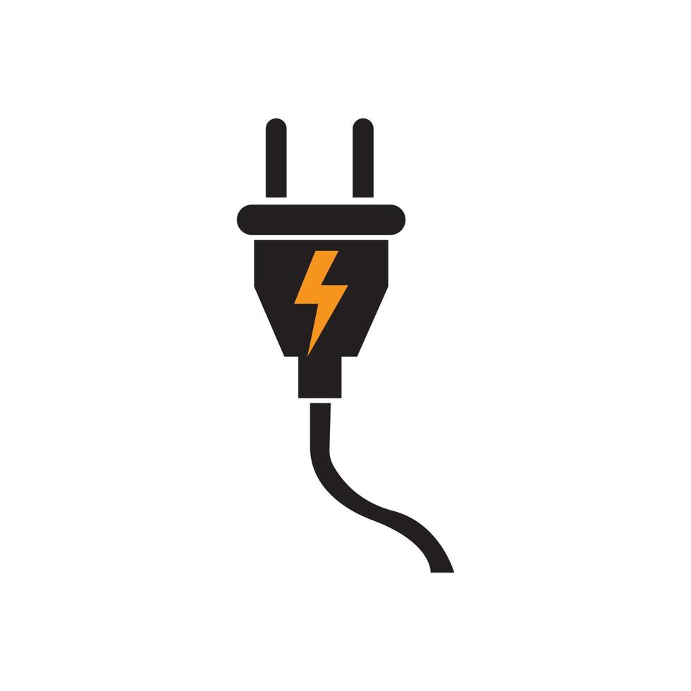 electrical plug Logo Template vector icon illustration design