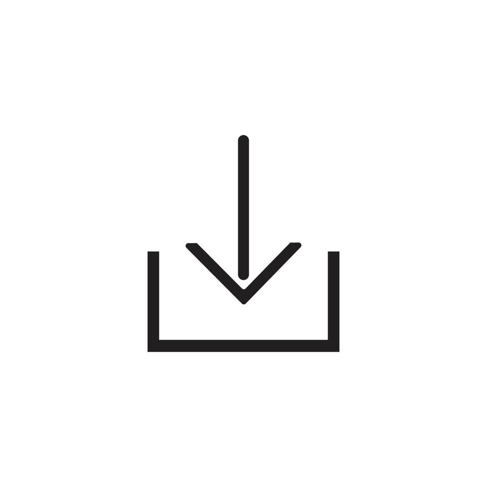 Download icon vector symbol illustration design template
