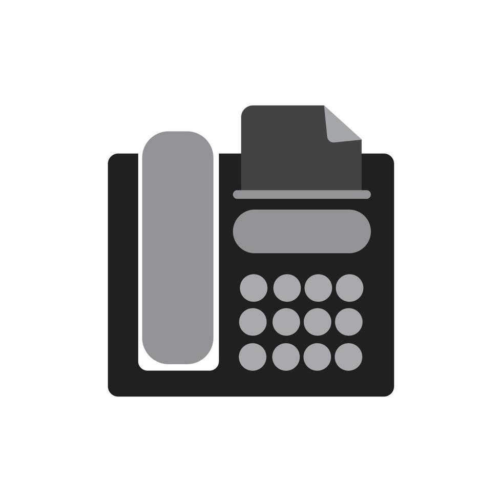 fax machine Logo Template vector icon design