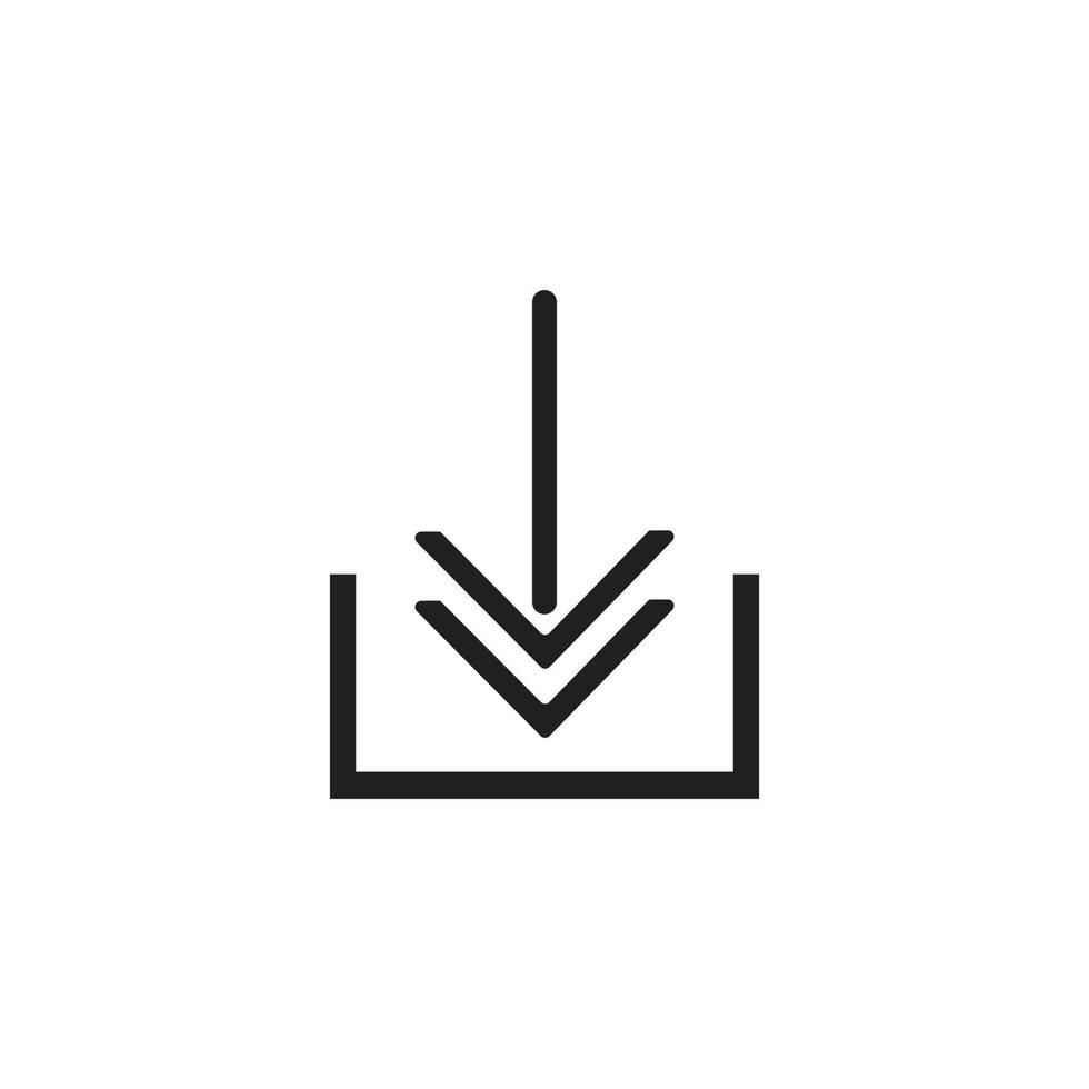Download icon vector symbol illustration design template