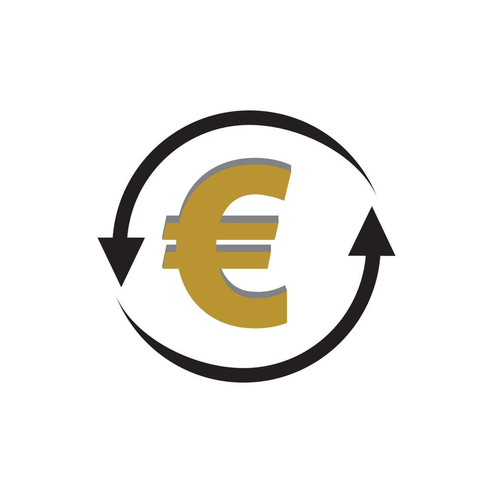 euro money vector icon illustration design template - vector