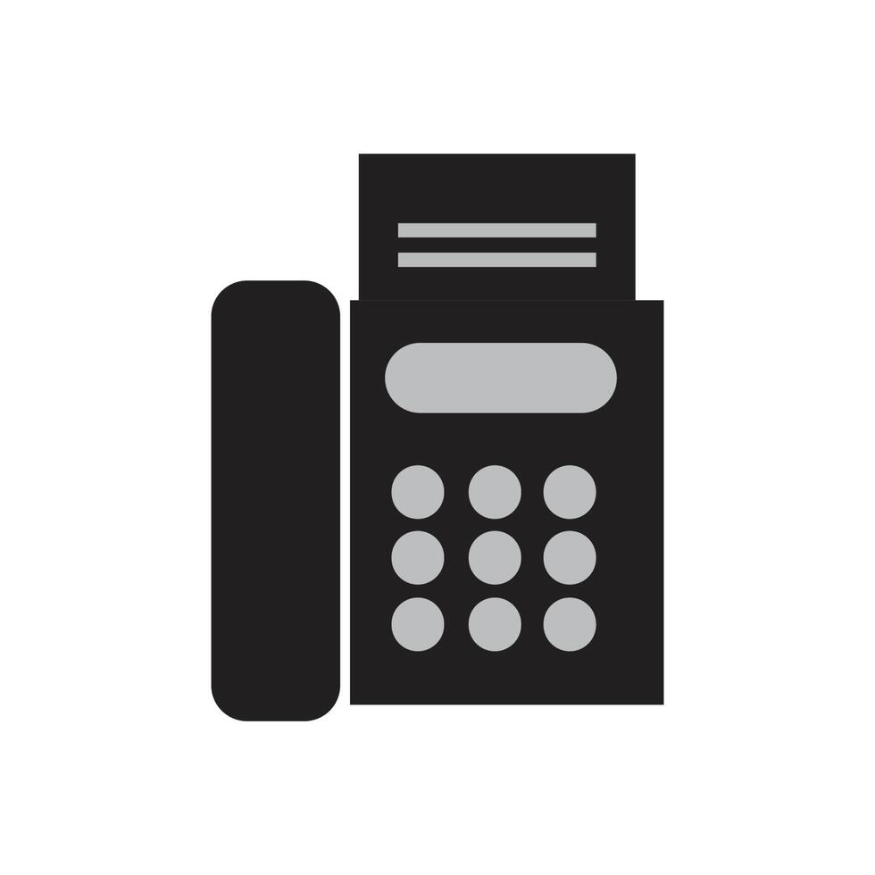 fax machine Logo Template vector icon design 13513690 Vector Art at