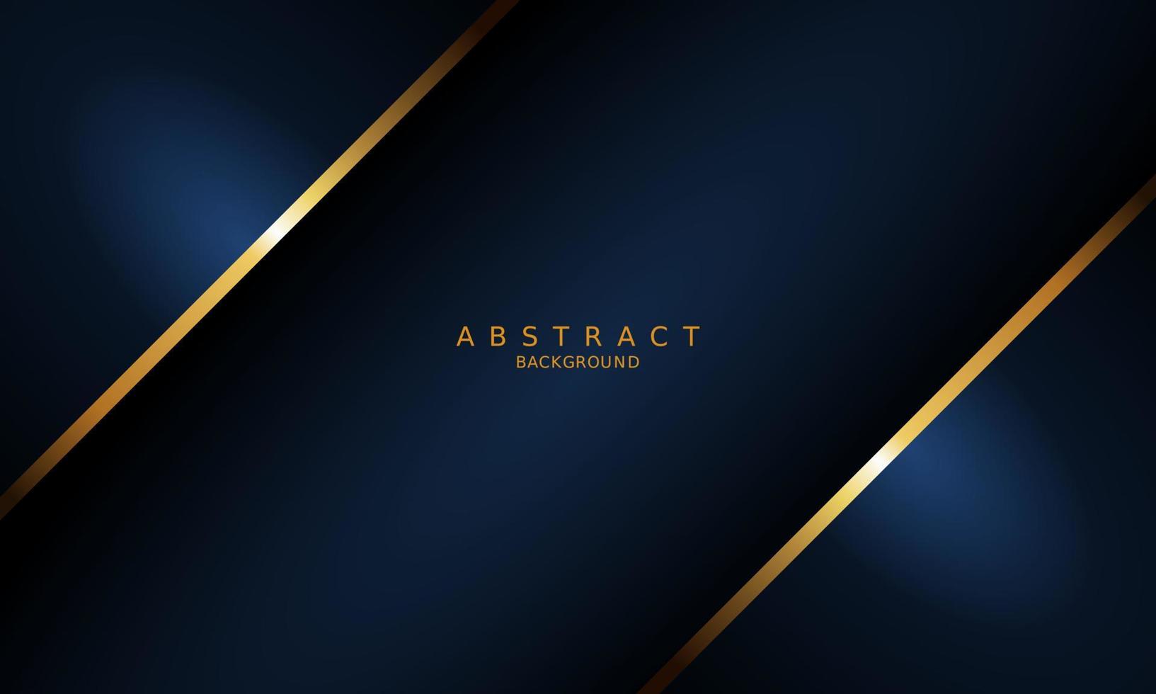 dark blue luxury premium background and gold line. vector