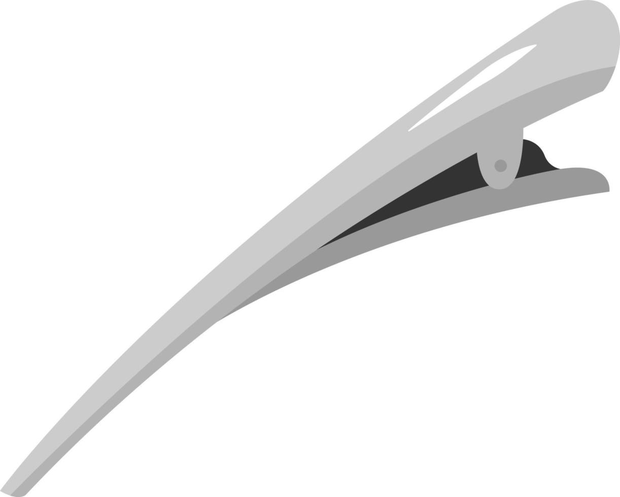 Barrette, illustration, vector on white background.