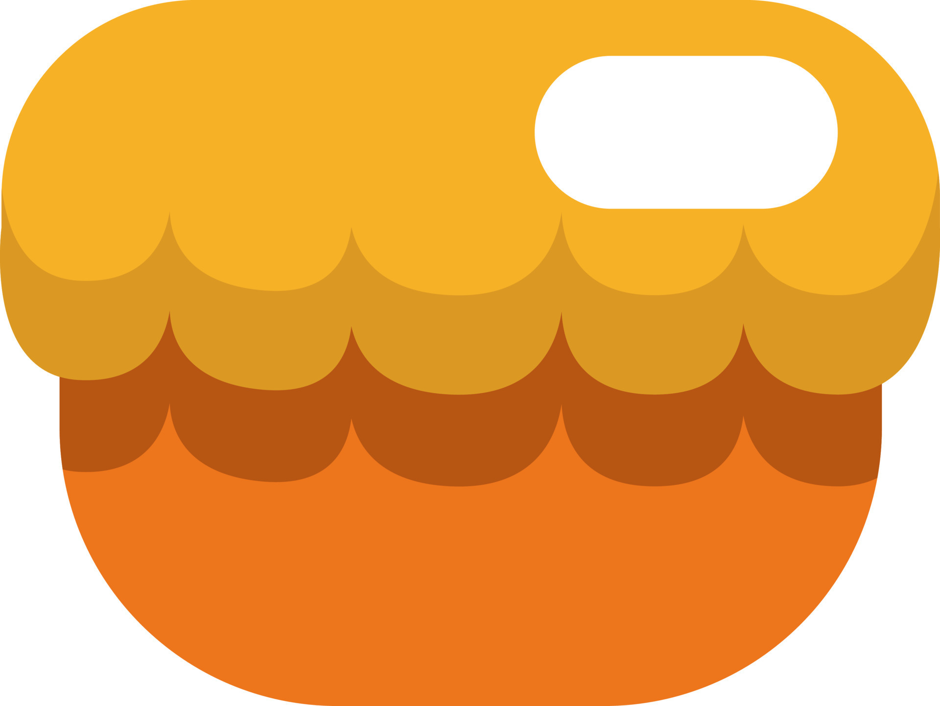 Yellow cake, illustration, vector on a white background. 13514067