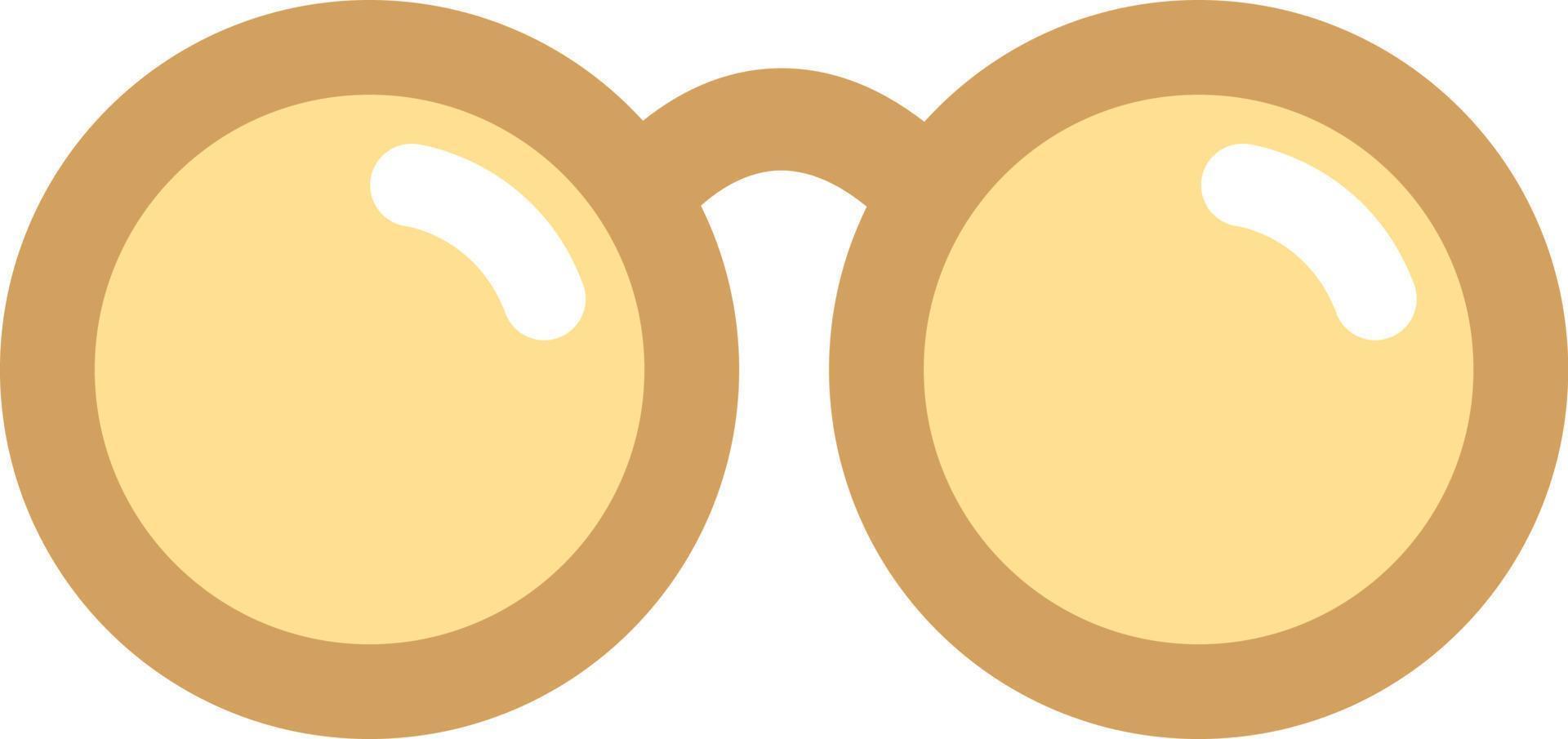 Science glasses, illustration, on a white background. vector