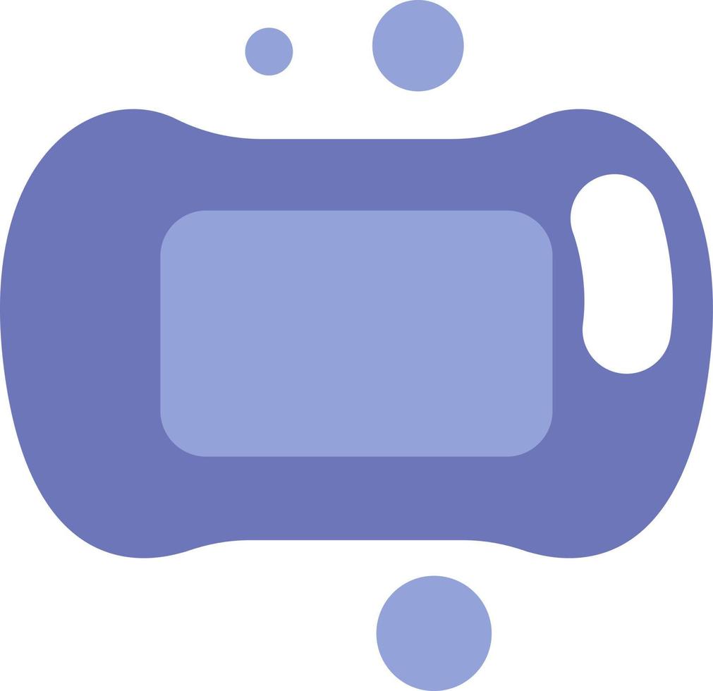 Cleaning bar of soap, illustration, vector on a white background.