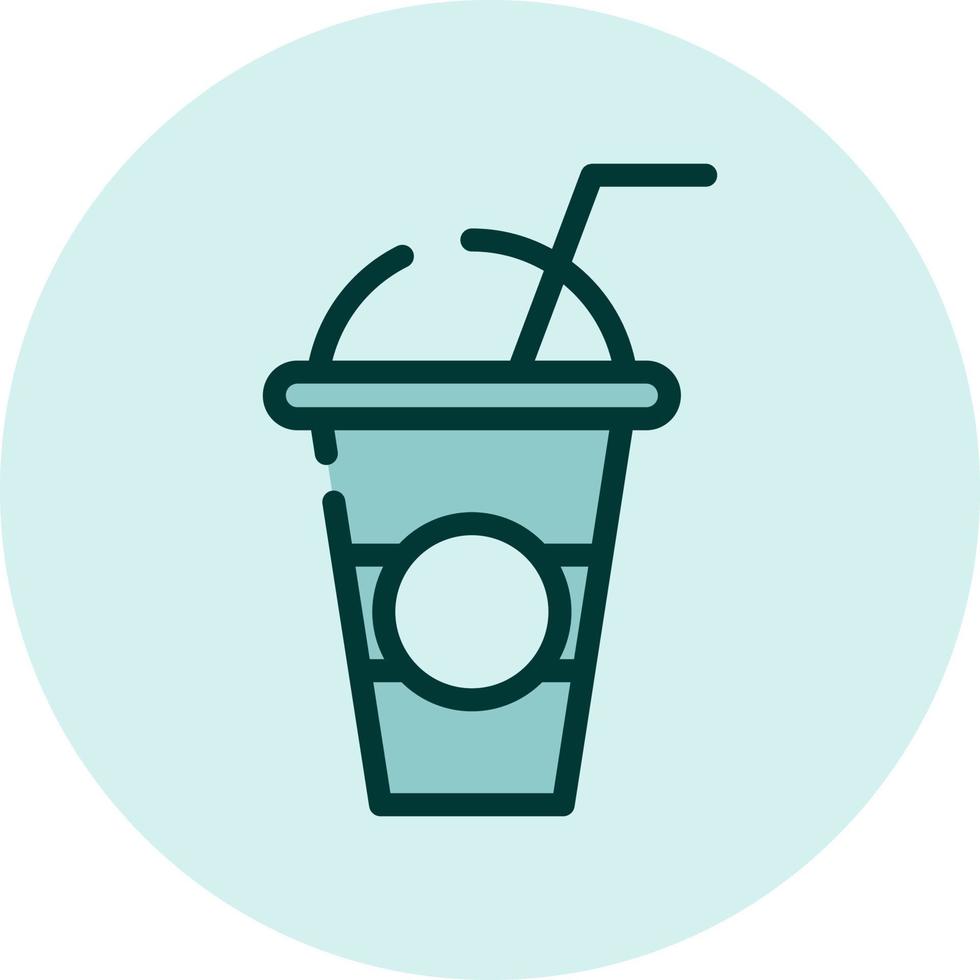 Coffee to go, illustration, vector on a white background.