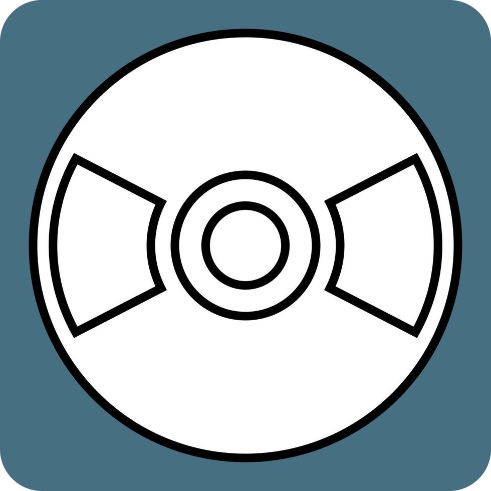 Computer cd, illustration, vector, on a white background. vector