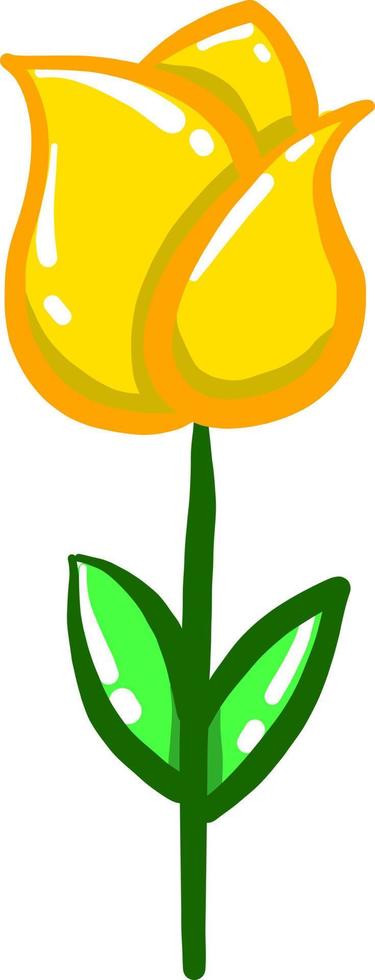 Ikon flower, illustration, vector on white background
