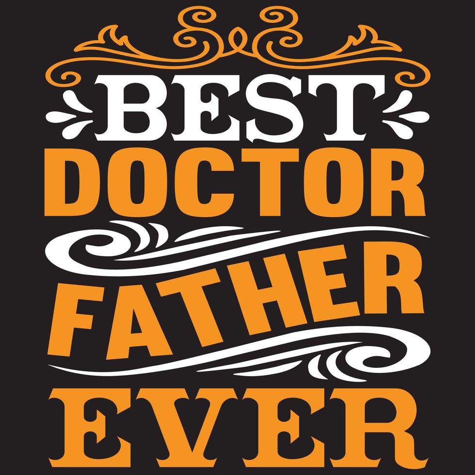 mejor doctor padre nunca vector