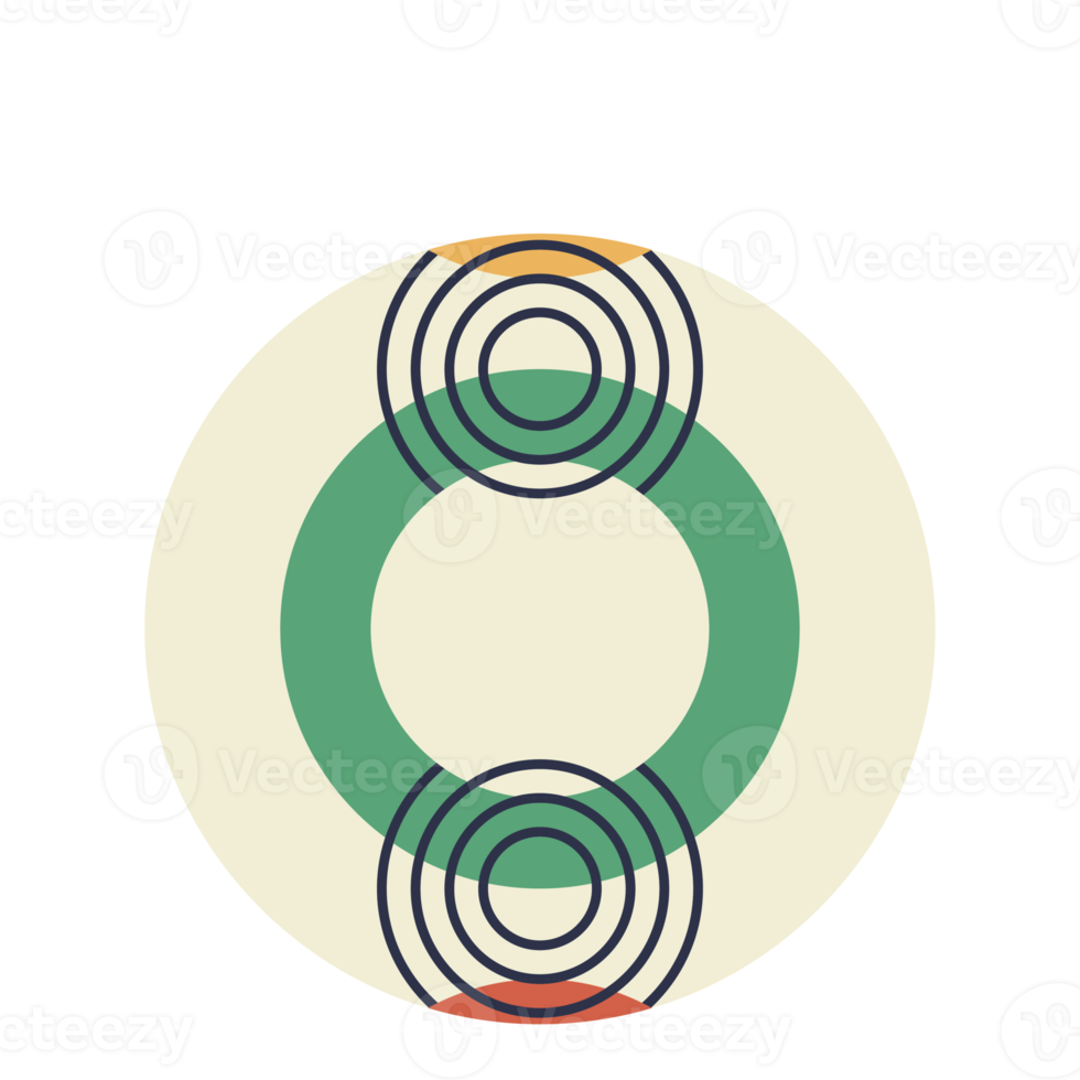 modern art christmas bauble ball png