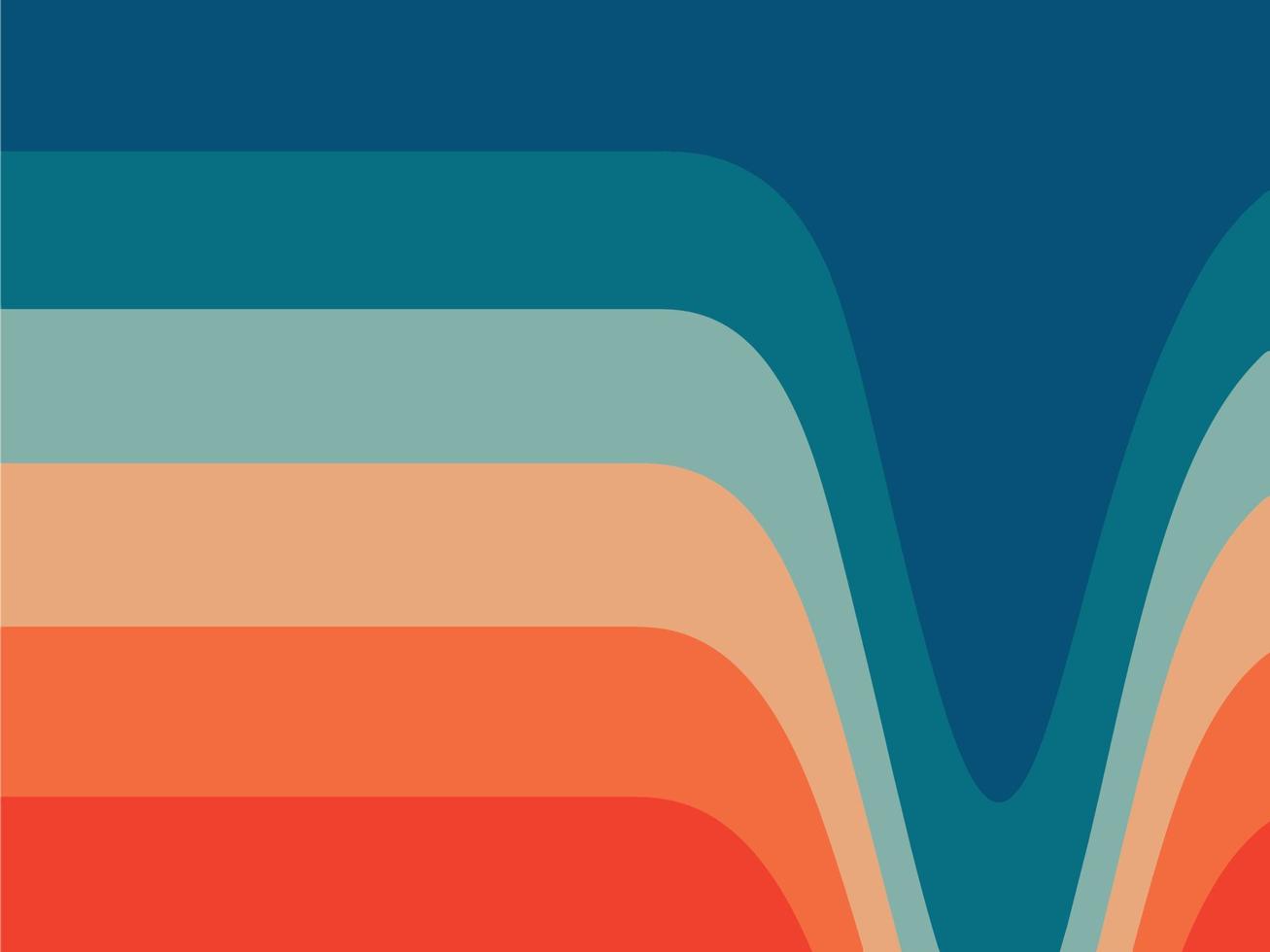Psychedelic retro groove background vector