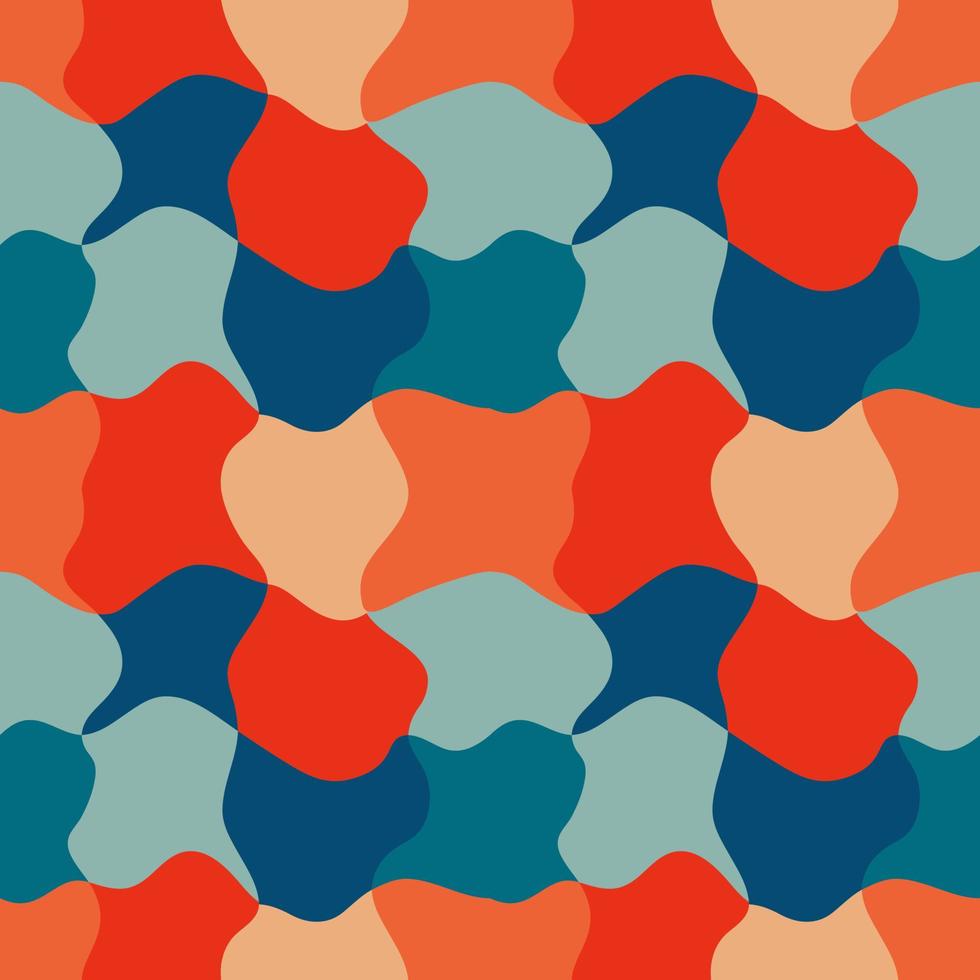 Psychedelic retro groove background vector