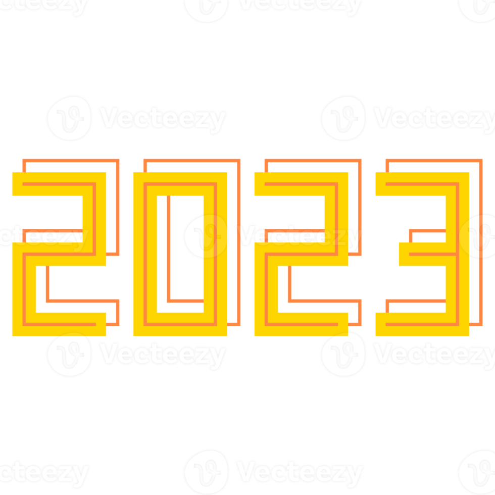 contento nuovo anno 2023 logo png