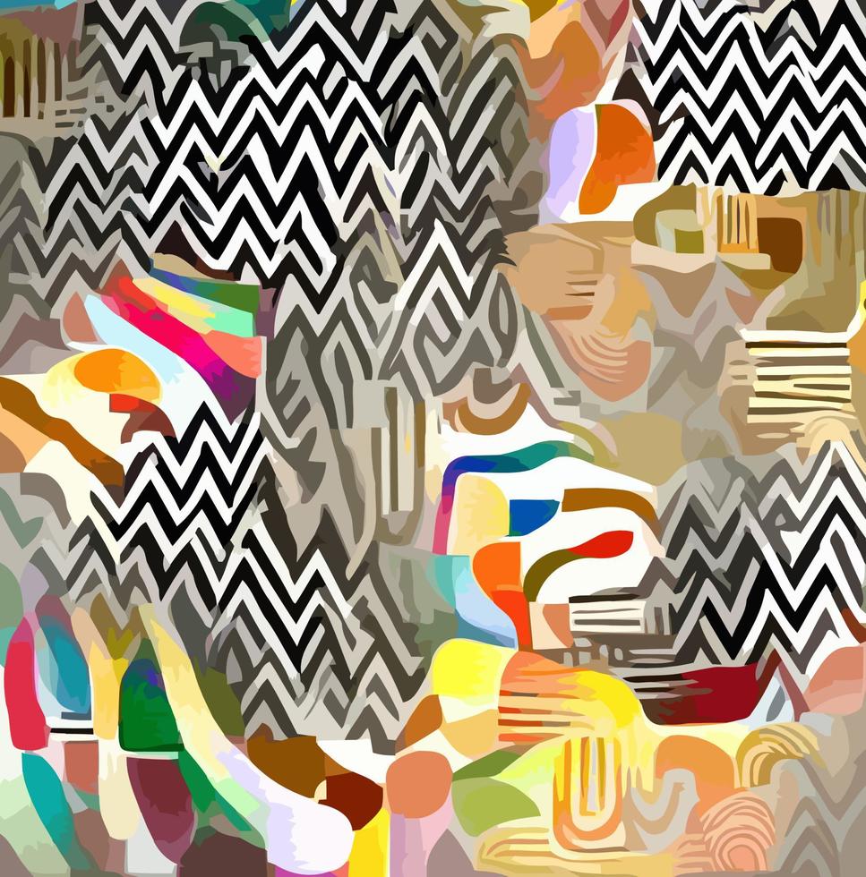 camuflaje abstracto de cebra oculta vector