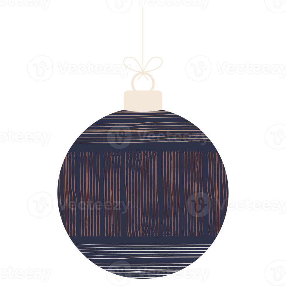 boule de noel style bohème png