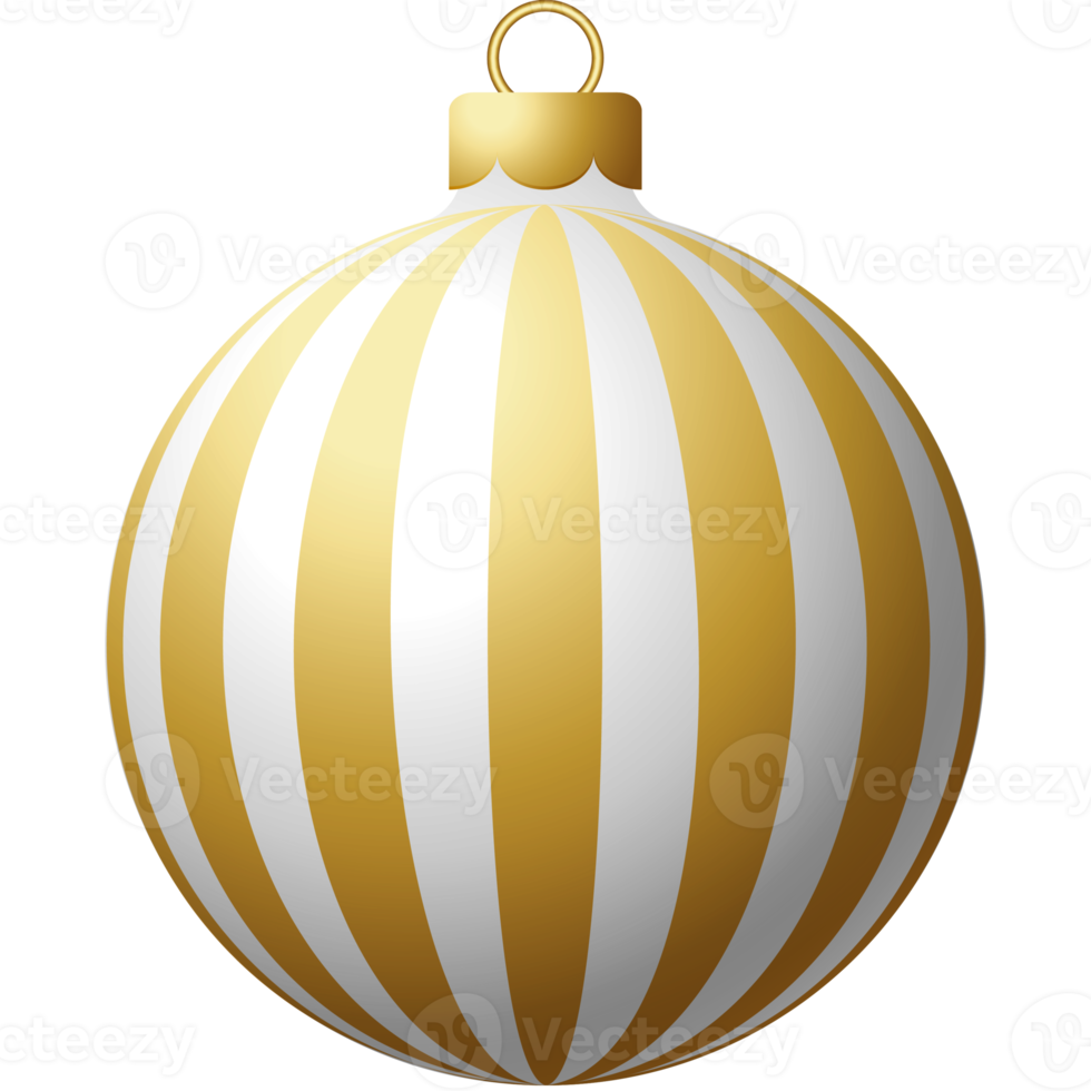 golden christmas ball luxury hanging bauble png