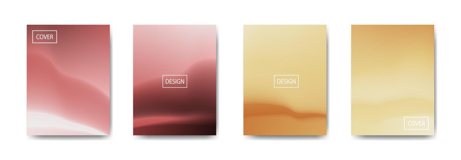 set of abstract background with beautiful gradation color, colorful background for poster flyer banner backdrop.vertical banner.cool fluid background vector illustration