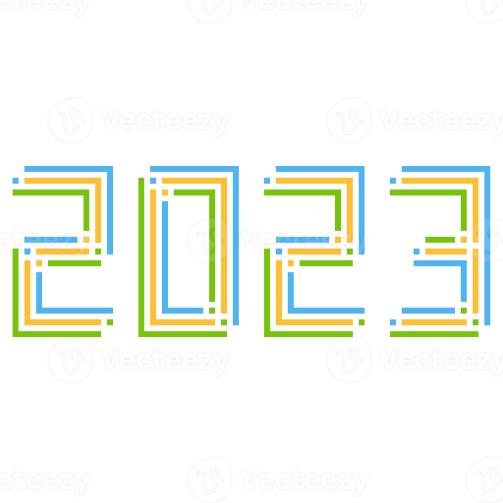 happy new year 2023 logo png