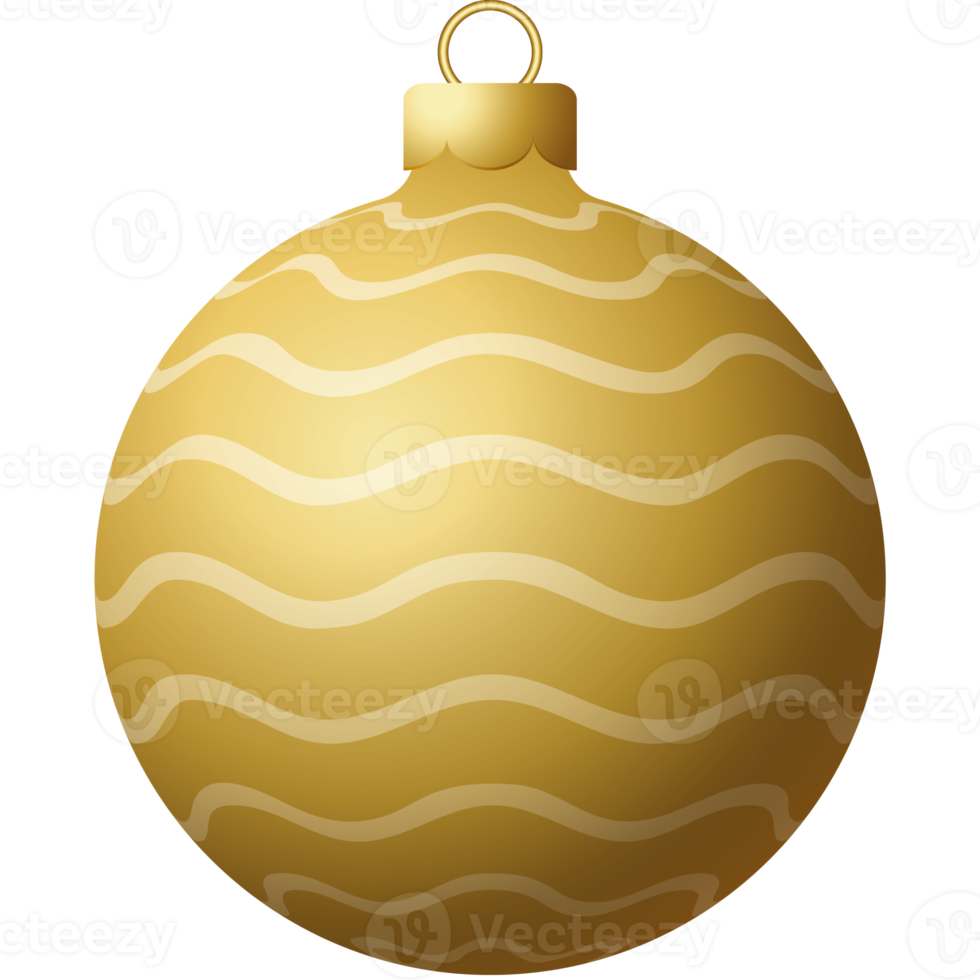 boule de noel dorée boule de luxe suspendue png