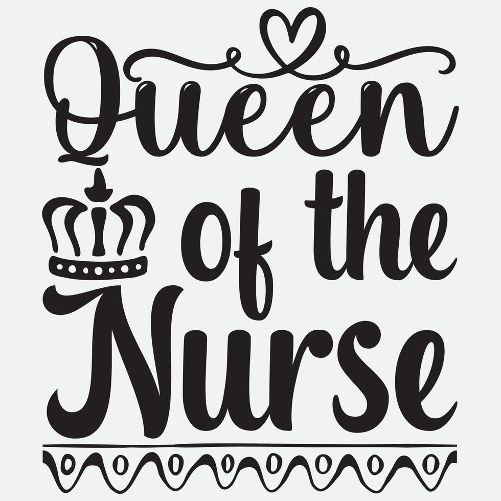 Queen of the nurse vector