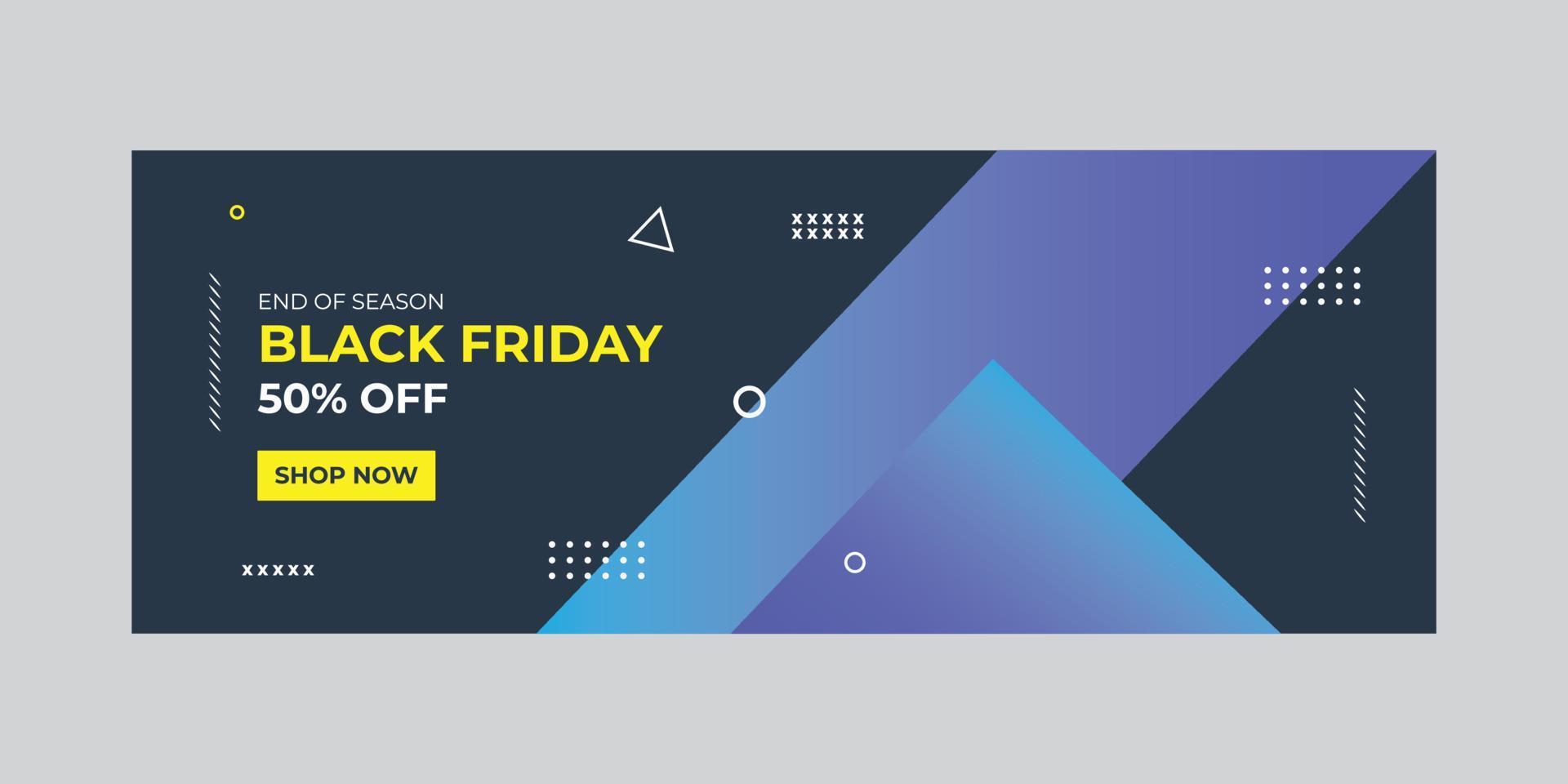 Black Friday Sale Banners Trmplate vector