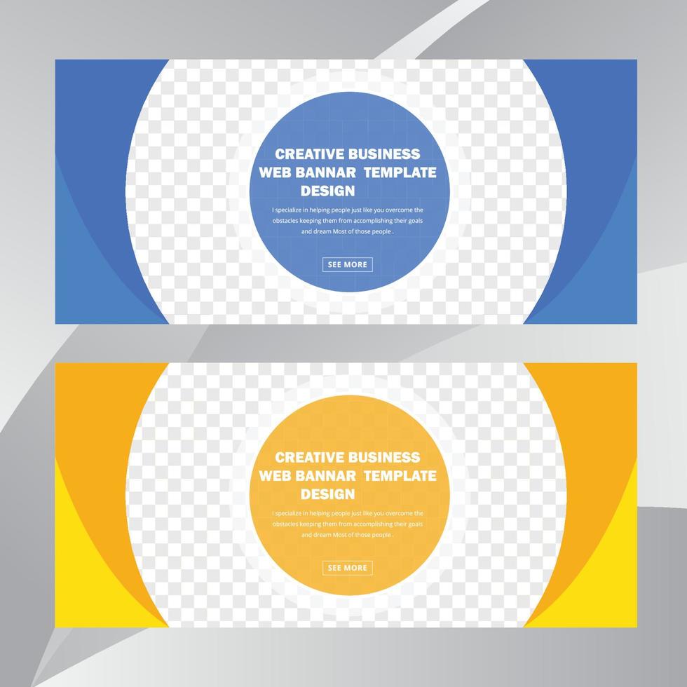 Business concept banner template vector