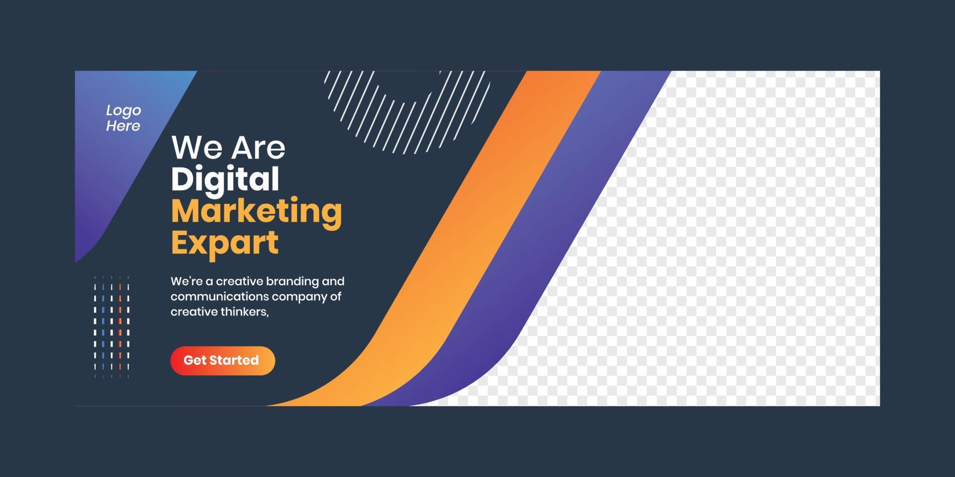 Business concept banner template vector