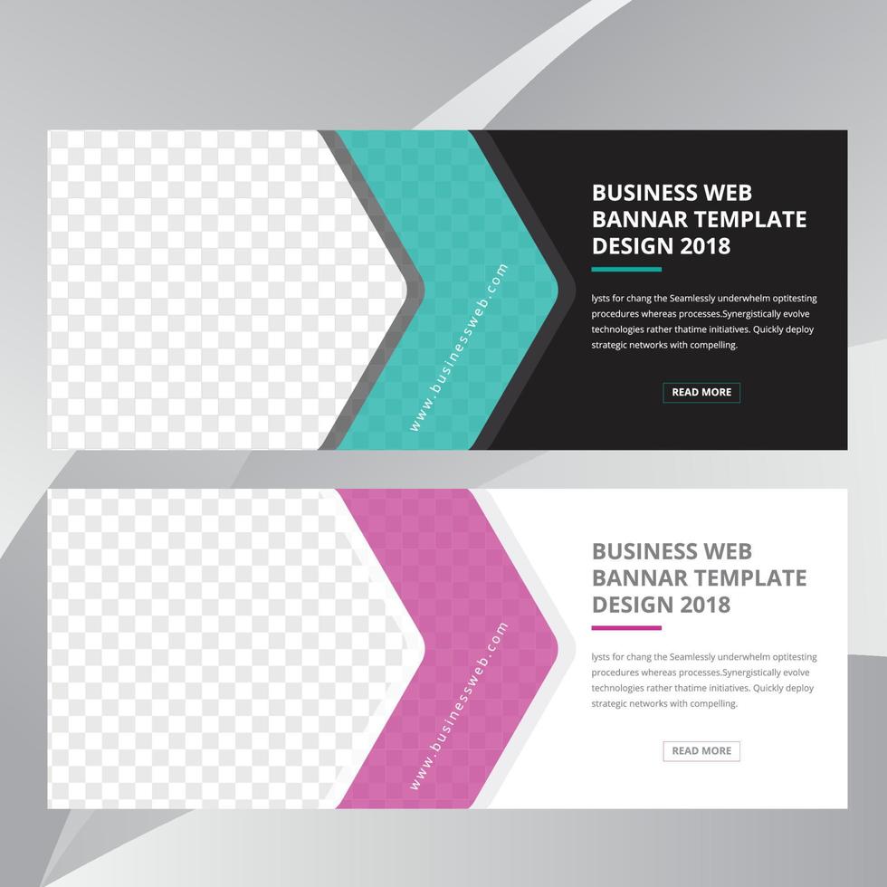 Business concept banner template vector