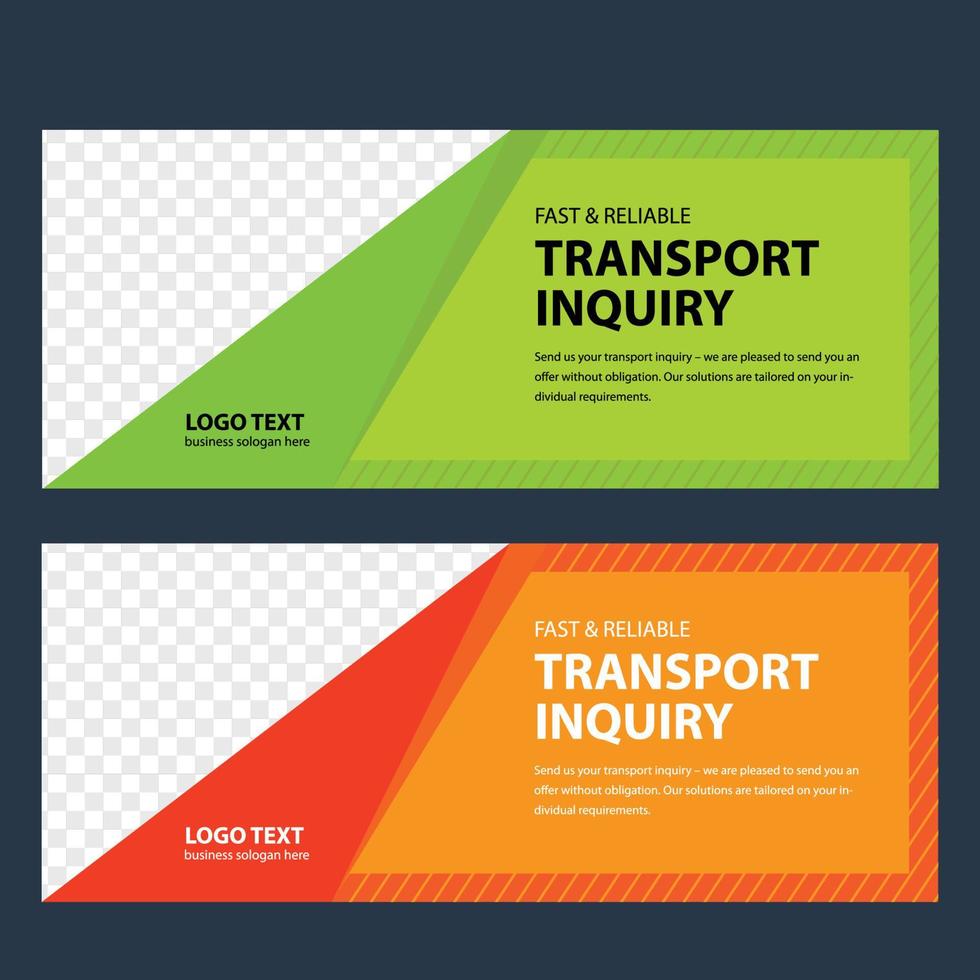 Business concept banner template vector