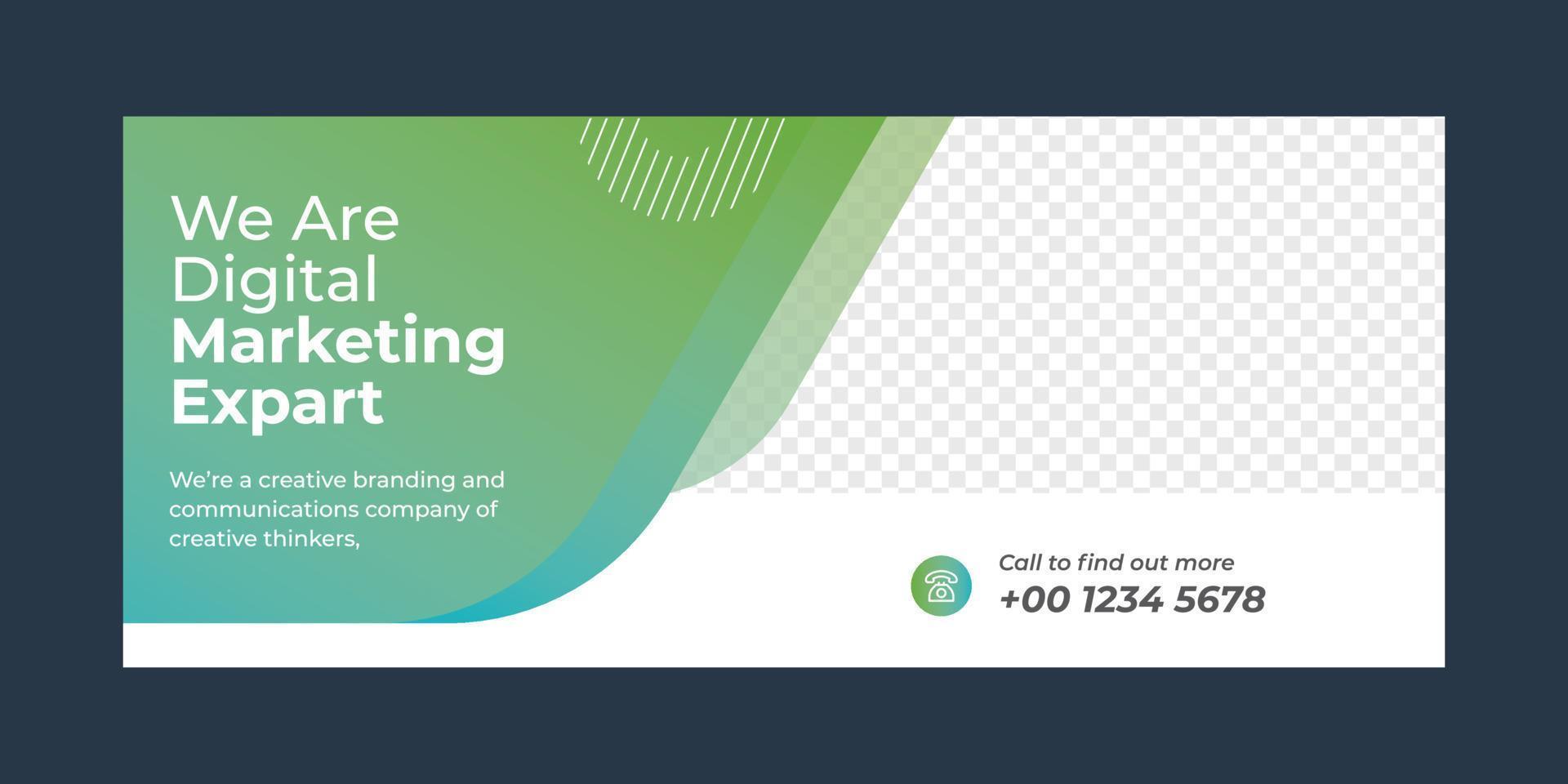 Business concept banner template vector