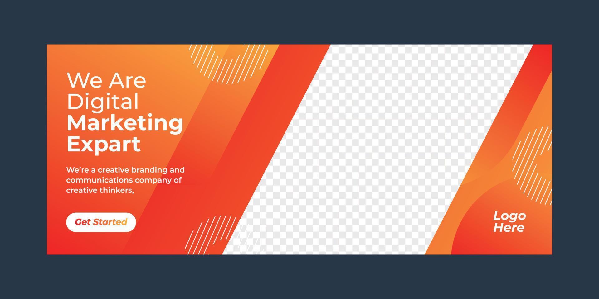 Business concept banner template vector