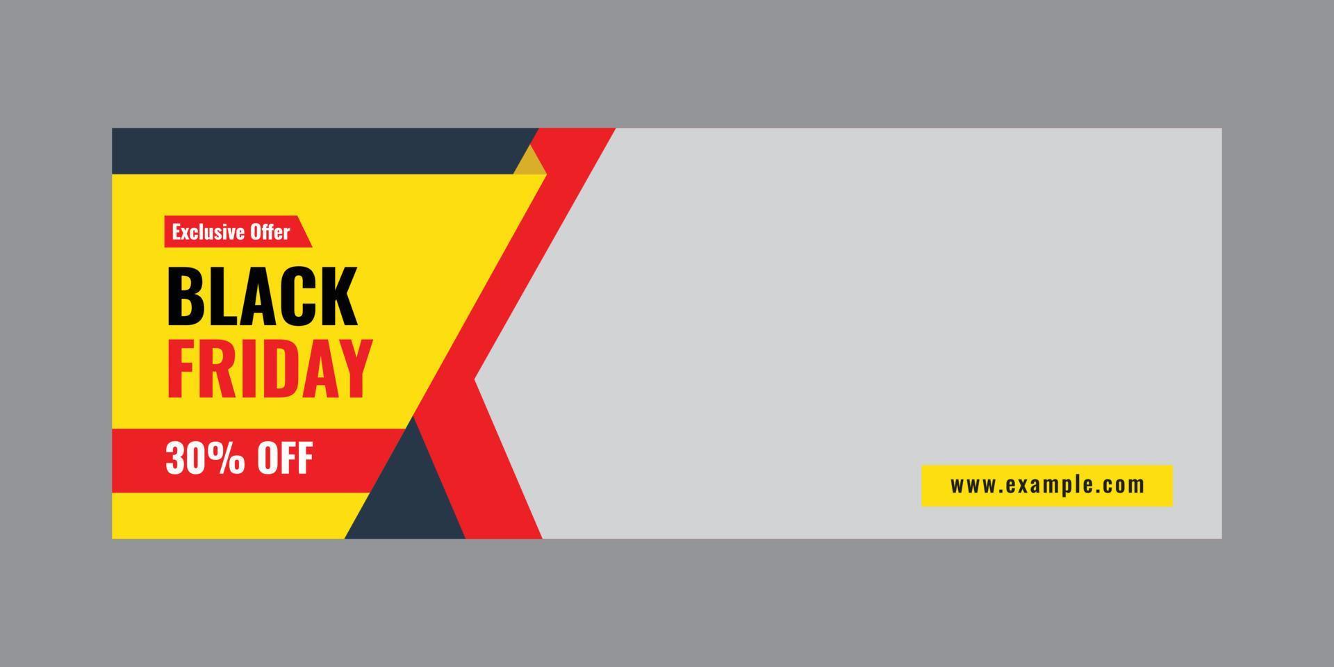 Black Friday Sale Banners Trmplate vector