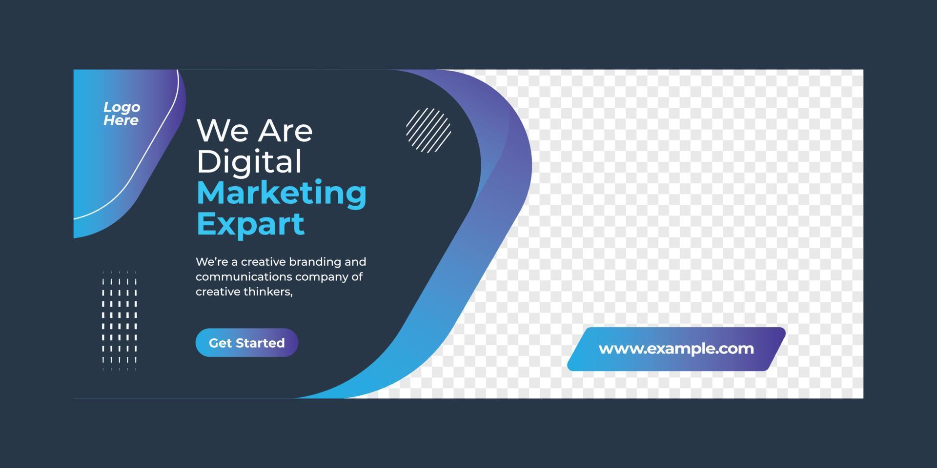 Business concept banner template vector