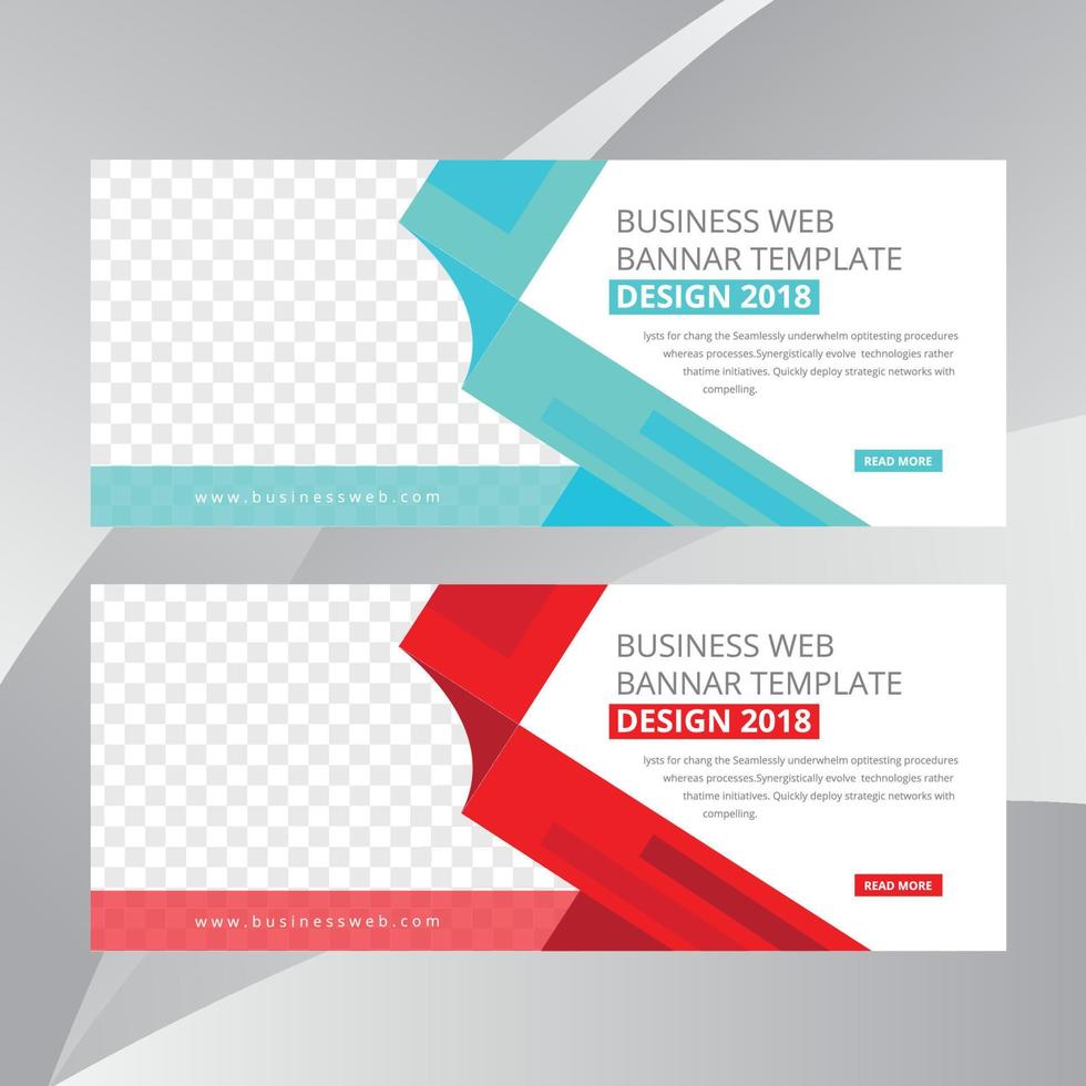 Business concept banner template vector