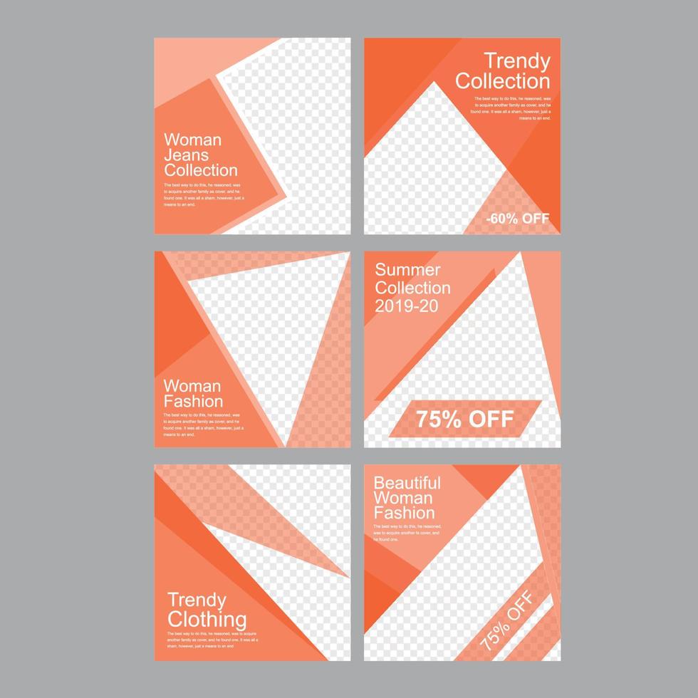 Corporate Business Instagram Template vector