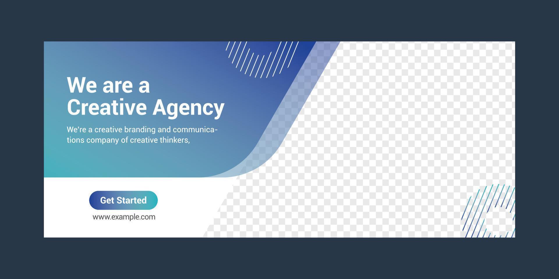 Business concept banner template vector