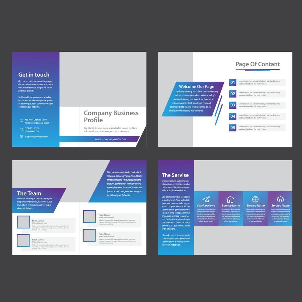 Corporate Business Instagram Template vector