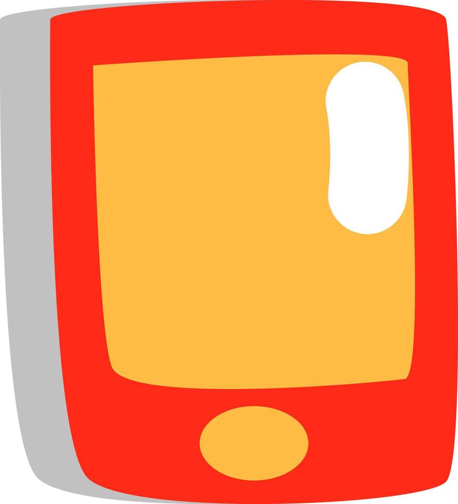 Travel phone, illustration, vector on a white background.