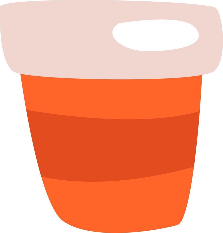 Breakfast coffee to go , illustration, vector on a white background.