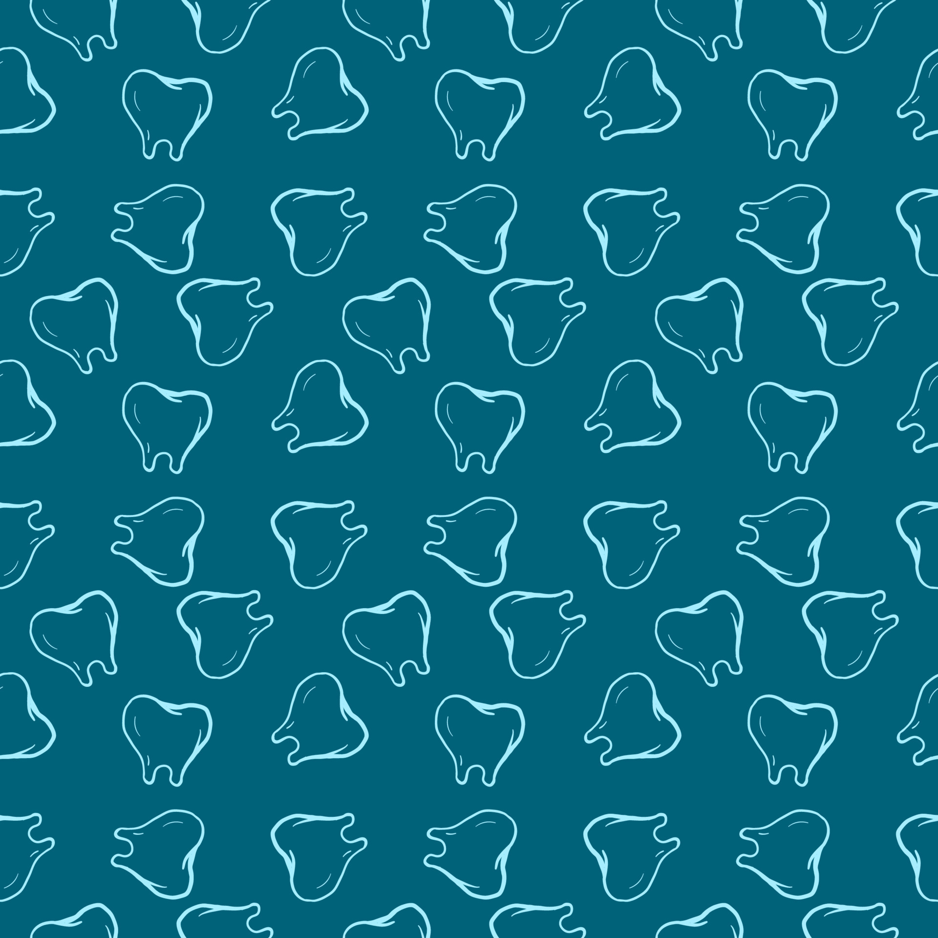 Tooth pattern, illustration, vector on white background. 13517965