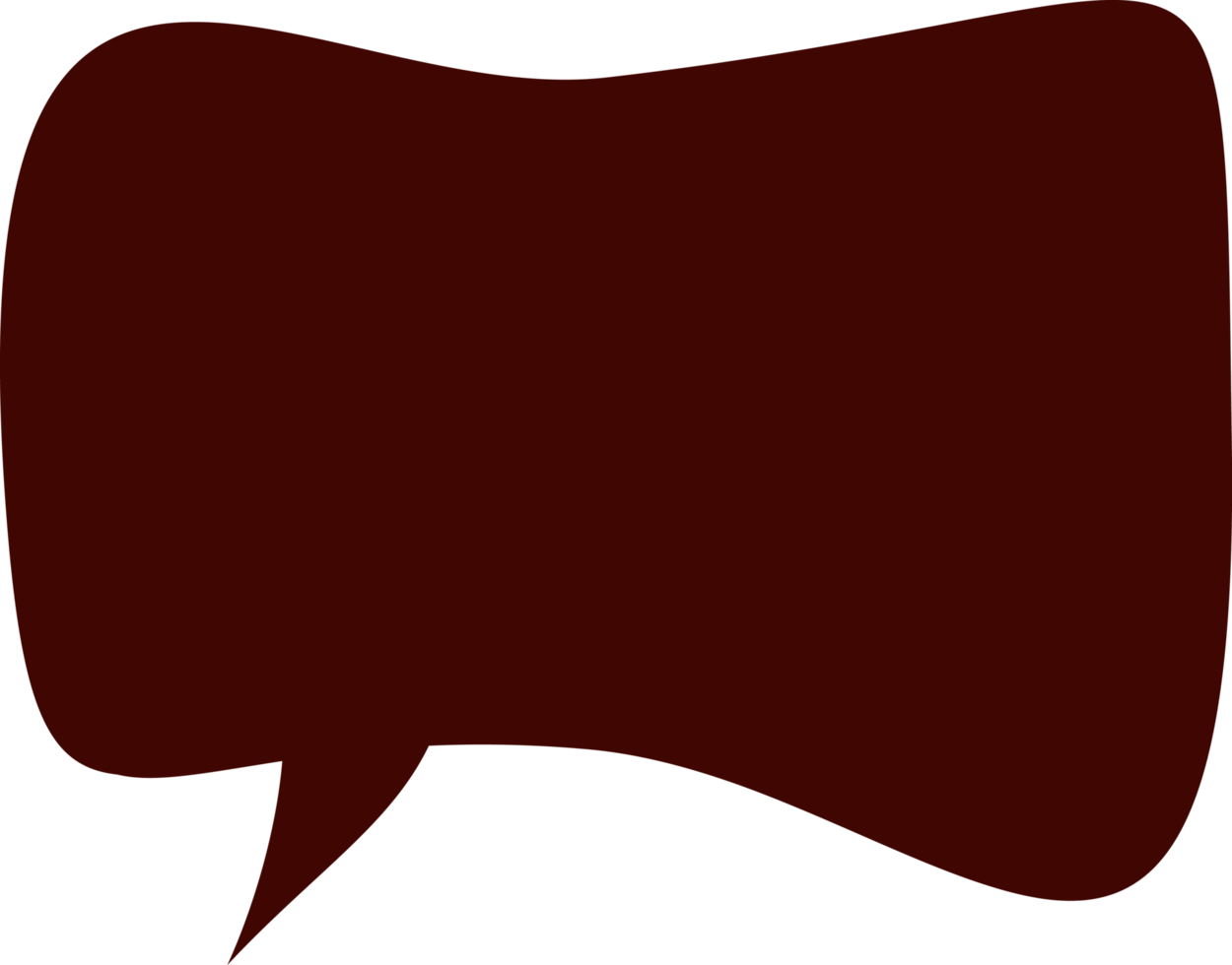 Speech Bubble Tag Cropout png