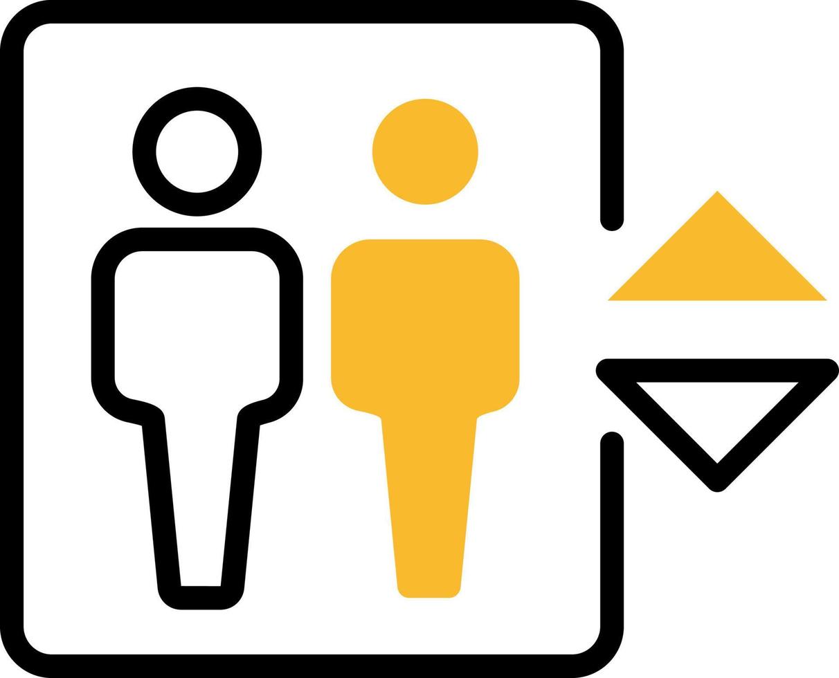 Flight lift, illustration, vector on a white background.