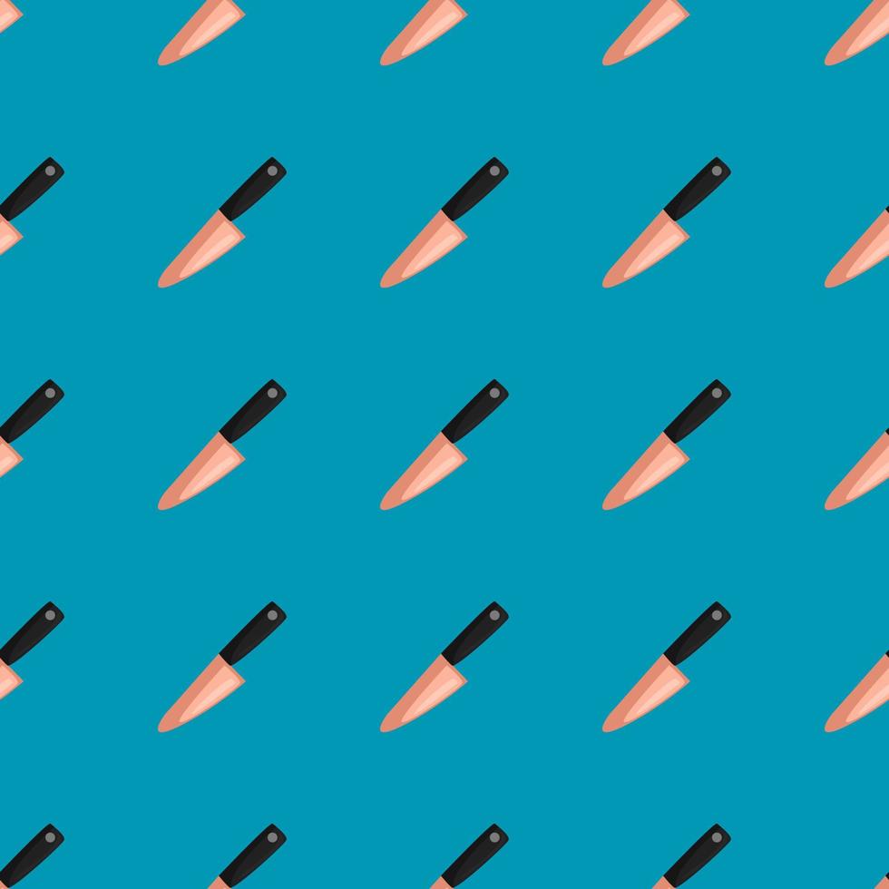 Knifes pattern, illustration, vector on white background