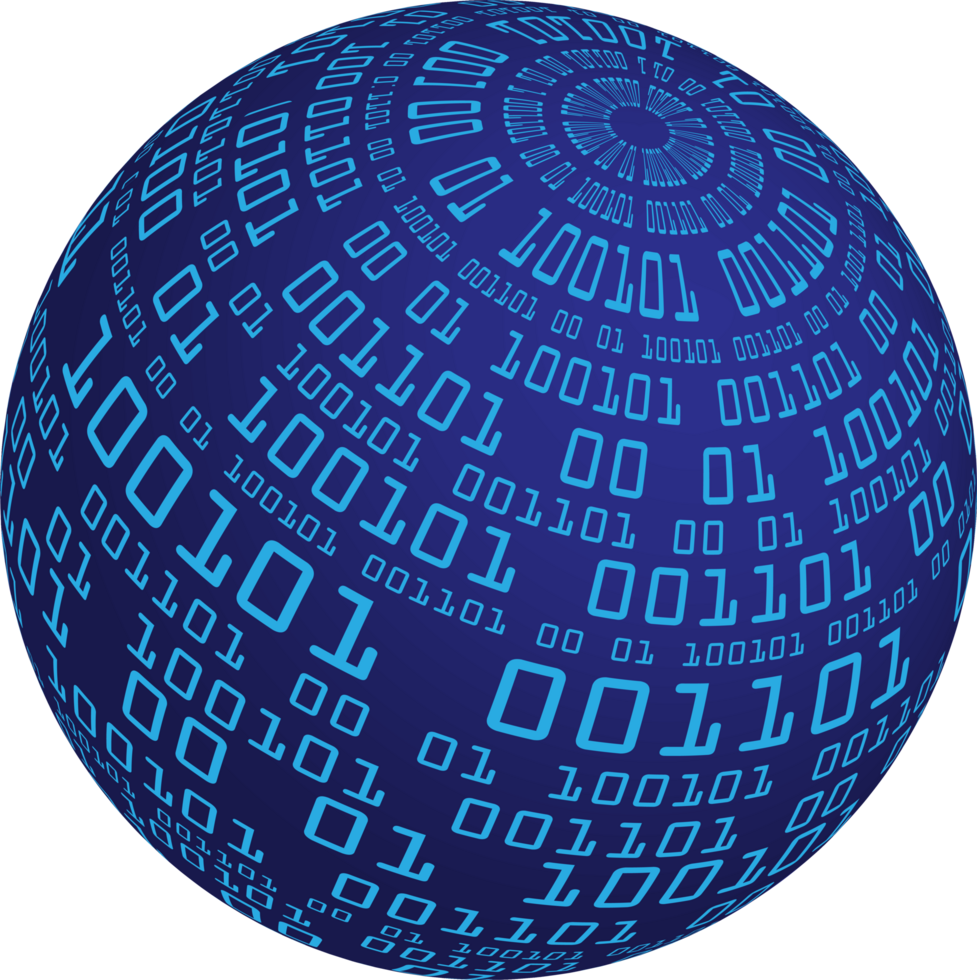 Technology globe cropout png