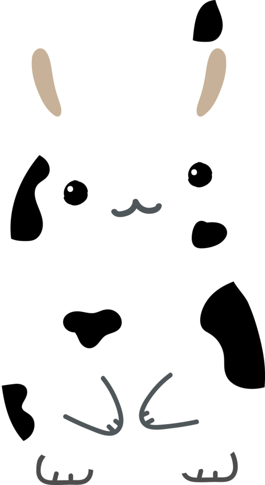 Cute cartoon rabbit png