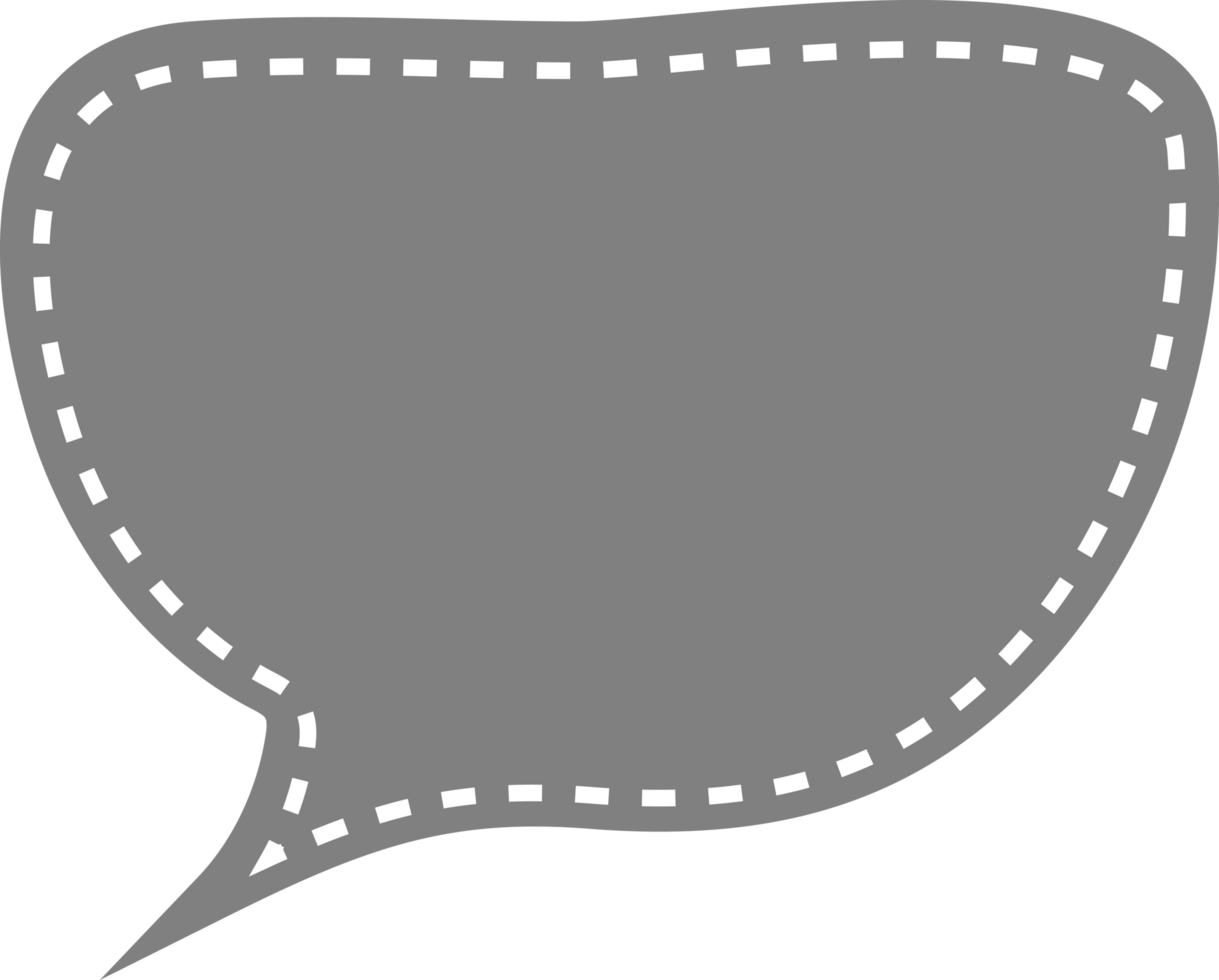 Speech Bubble Tag Cropout png