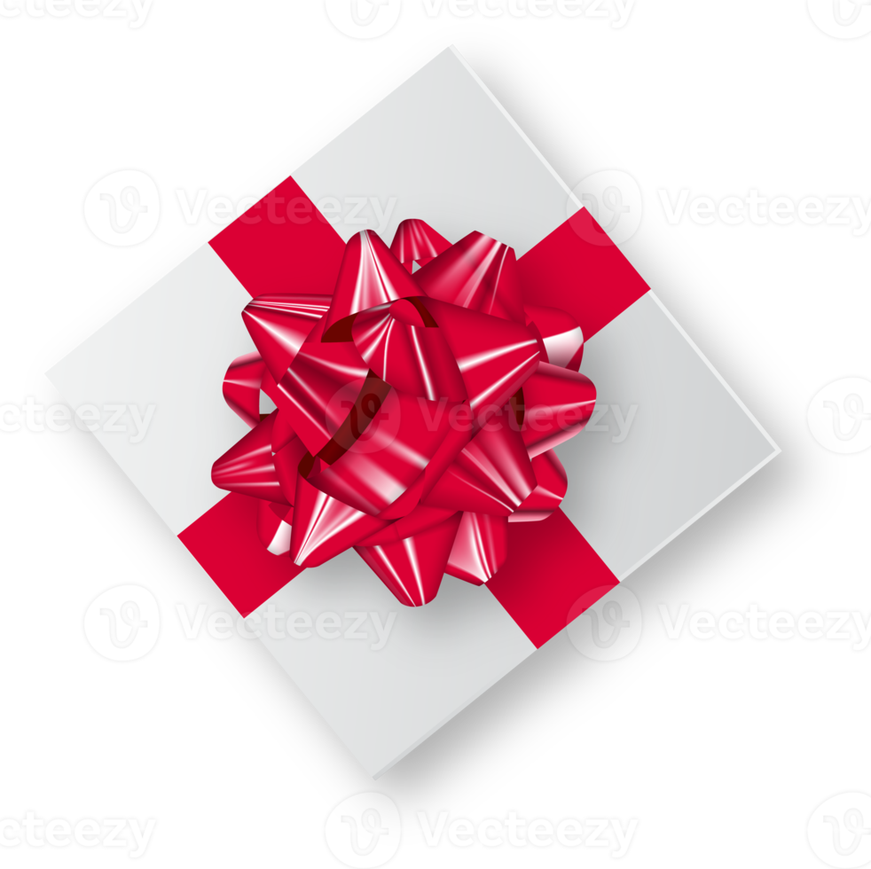Gift Box with Pink Ribbon png