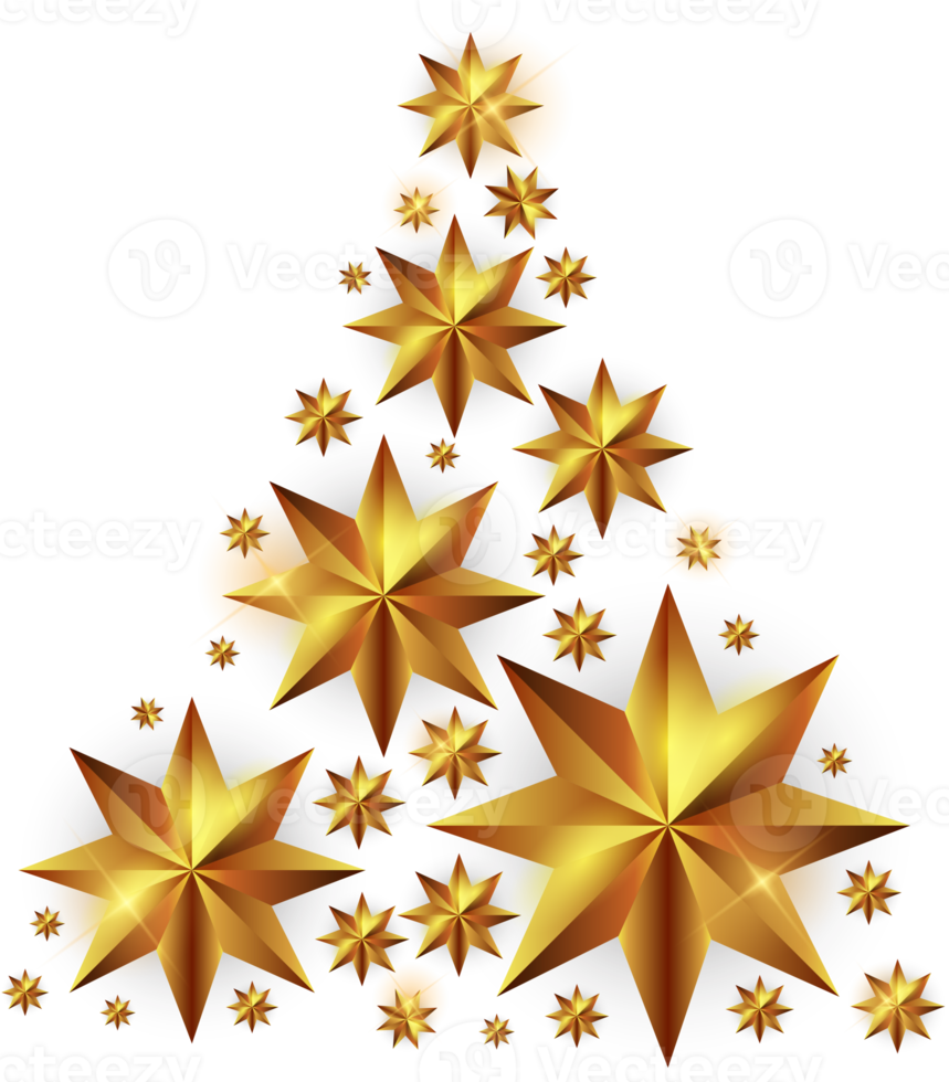 Kerstmis decoratie boom element png